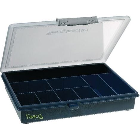 Caja de surtido con 9 compartimentos de polipropileno azul/gris'2 L de capacidad'240 x 195 x 43 mm PCS 5-9 Raaco RAACO 136150