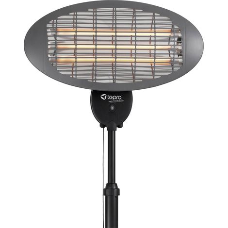 [GEBRAUCHT] B-Ware Tepro Garten Terrassen Strahler Heizstrahler 2000 W Schwarz Outdoor
