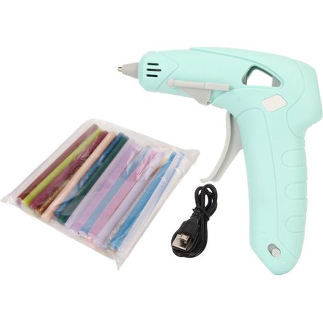 Jeffergarden Hot Melt Glue Dispenser USB Rechargeable Fast Preheat 10W Mini Glue Dispenser with 30 Sticks For Home Repairs (1/5)