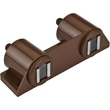 Chiusure magnetiche doppie - marrone - 1 pz (1/2)