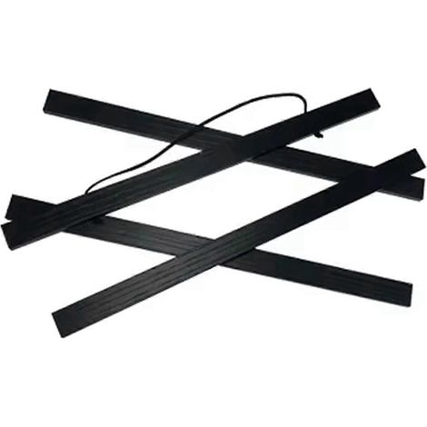 Magnetischer Posteraufhänger aus Holz, schwarz