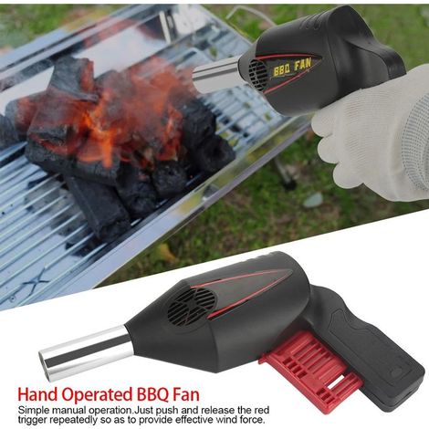 Ventilateur de barbecue portable, accessoire de pique-nique en extérieur. (1/4)