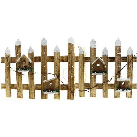 Clôture en bois LED - 30 LED - SILUMEN