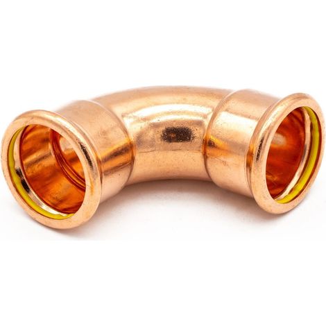 PrimaPress 42mm 90° Copper Press Elbow Fitting for Gas & Water (1/3)