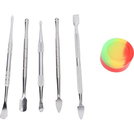 Ensemble de 6 outils de sculpture sur cire en acier inoxydable, faciles à utiliser et résistants à l'usure, pour la gravure et le mélange. (1/5)