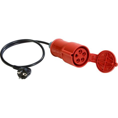 Adattatore di corrente trifase da 16 a Schuko Benning