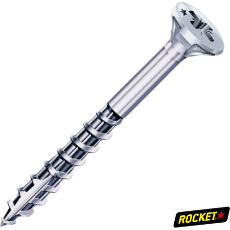 VBA Rocket TF Pozidriv 5X70/40 Inox A2 Filetage Partiel
