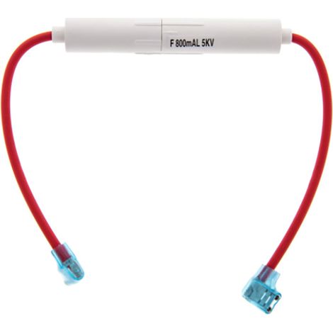 Fusible Alta Tensión Microondas 0,80A 5kV  800mA 5000V  Tubo Vidrio 6x40mm para Samsung, LG y Microondas Universal