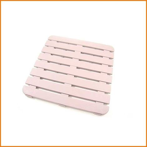 Lega pedana doccia plastica cm 58x58 con gommini antiscivolo lg0509