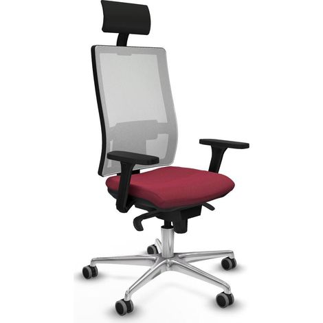 Piqueras et Crespo Horna Silla de oficina granate ajustable (1/3)