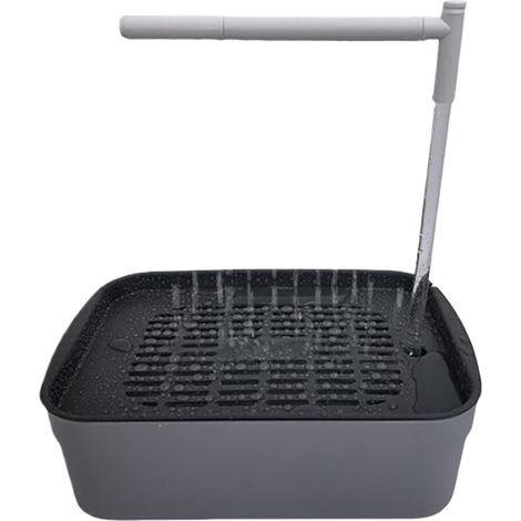 Doccia automatica per uccelli - Fontana autopulente per pappagallini ondulati, cascata silenziosa a circolazione, stazione spa ricaricabile per parrocchetti, fringuelli, pappagalli, canarini