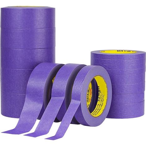 Ruban de masquage violet, ruban de peintre, 50mm50m3 (1/5)