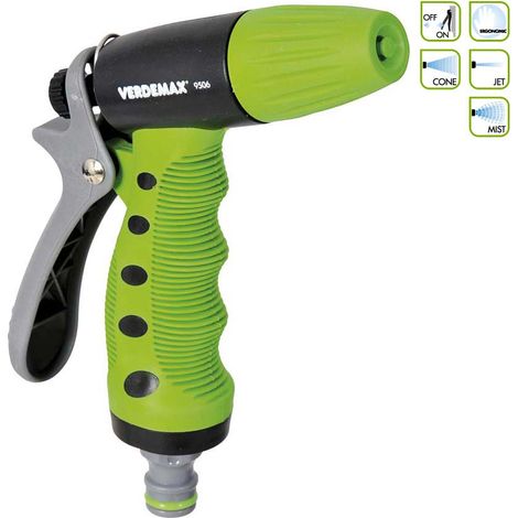 Pistola a spruzzo regolabile impugnatura ergonomica Verdemax
