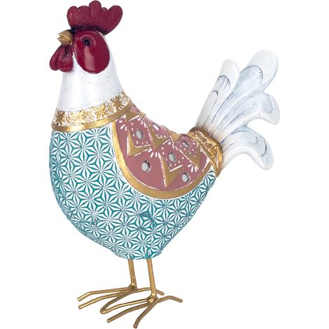 Signes Grimalt Figura animali gallina  Figura di pollo blu - 21x16x7cm