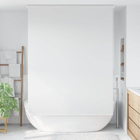 vidaXL Persiana enrollable de ducha blanco 140x240 cm (1/5)