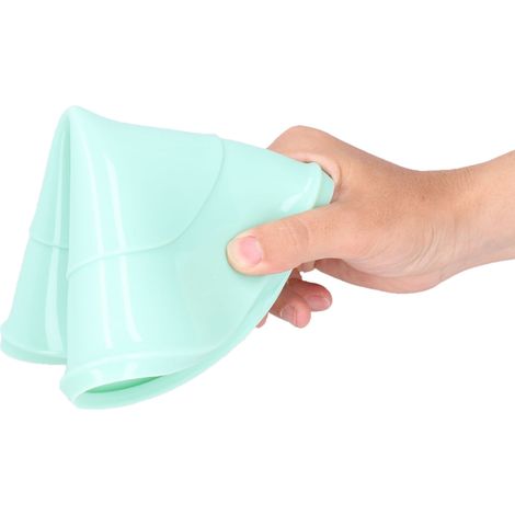 Couvercle de casserole en silicone réutilisable pour autocuiseur, accessoire de cuisine vert (1/5)