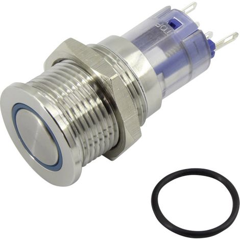 TRU COMPONENTS 1303028 LAS2GQPF-11E/B/12V/S/P Vandalismusgeschützter Drucktaster 48 V/DC 2 A 1 x Aus