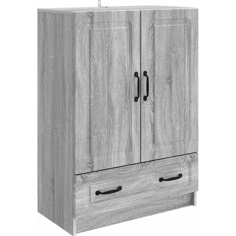 Sideboard Graues Sonoma 66 x 34,5 x 92 cm Holzwerkstoff vidaXL