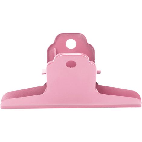 Metal Binder Clip Metal Material Strong Grip Durable Large Size Office Folder Clip for Home School OfficePink (1/5)