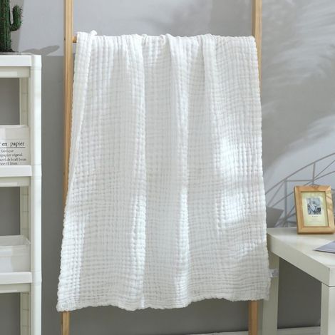 Serviette De Bain - 100 % Coton Gaze - Absorbante Et Rapide À Sécher - Pour Bébé Et Enfants - 70 x 140 cm - Lot De 1 (1/5)