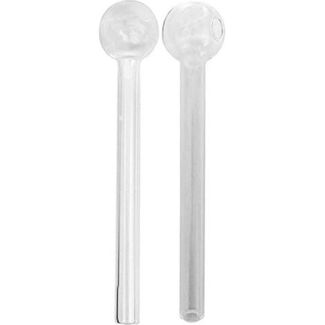 Boules De Verre - Pour Brûleur À Mazout - Diamètre 2,5 Cm - Épaisseur 1,5 Mm - Longueur 10 Cm - Transparent - Lot De 20 (1/5)