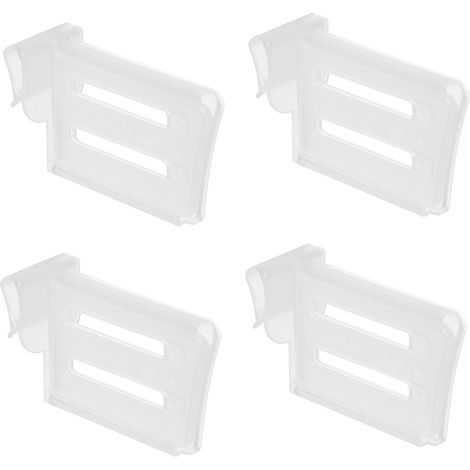 Einziehbarer Kühlschrank-Trennwandclip, 4 Stück, ausziehbarer Kühlschrank-Trenner, Organizer S. (1/5)