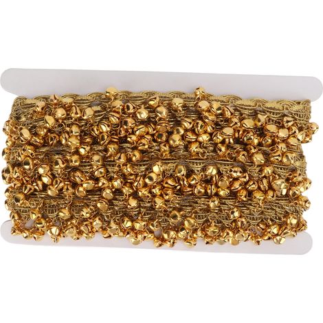 Bell Belt 10 Yards Golden Loudly Sound Simple Metal Polyester Material Table Decoration (1/5)