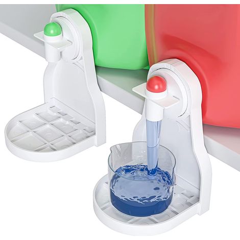 Porte-gobelet pour lessive, lot de 2, bac récupérateur de gouttes, anti-fuites, taille universelle (1/5)
