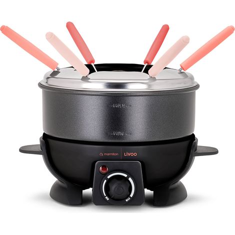 Elektrisches fondue 650 w, 6 gabeln - Livoo - DOC308