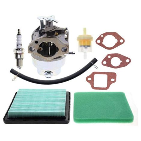 Pair Carburateur avec joint et filtre à air pour moteurs Honda GCV135 GCV160 - Compatible avec tondeuses HRB216, HRR216, HRT216 (1/4)