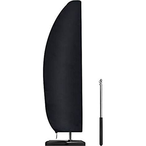 Housse de parasol noir 280CM×30CM×81CM×46CM Imperméable extérieur (1/5)