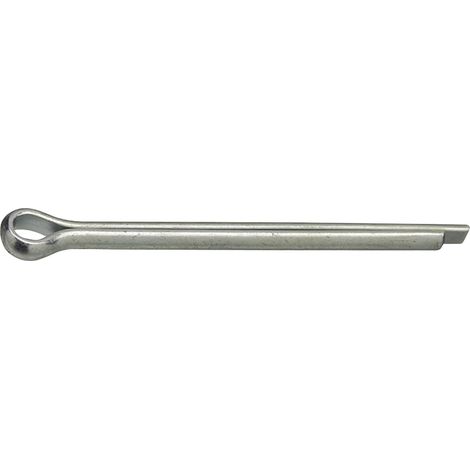 Splint DIN94 Sicherungssplint 2,0x20 mm für ø 2,0 mm Stecksplint verzinkt