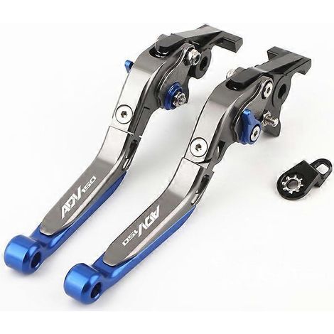 Convient pour Honda Adv150 X-Adv150 modifié avec fonction de stationnement, klaxon de frein, poignée d'embrayage et tirette – Argent (1/5)