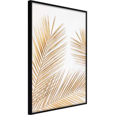 Affiche Murale Encadrée "Breath of Vitality" 21 x 30 cm Noir