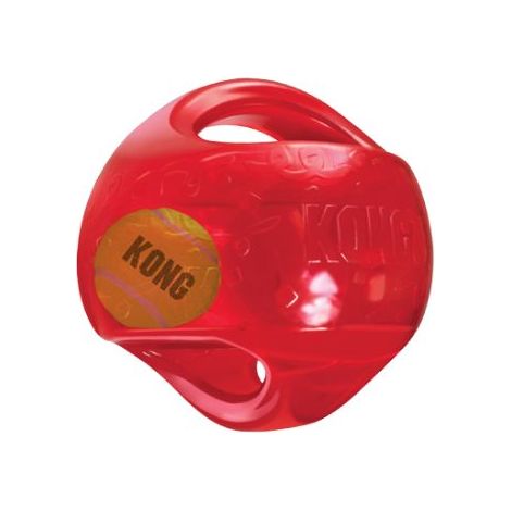 Offre exclusive sur une balle jouet pour chien avec poignée, diamètre 12 cm. (1/2)
