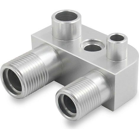 Für LSX/LS3-Motorumbau: Adapter für Klimakompressorleitung, Aluminiumadapter (1/5)