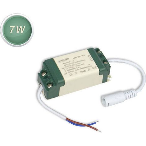 TrAdE Shop Traesio - Driver Alimentatore Led Trasformatore 3 7 12 18 24 W Stabilizzato Corrente Faro - 7 Watt