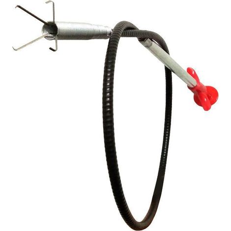 Pince de Drain Flexible à 4 Griffes pour Déboucher Évier, Toilette et Canalisations - 0.6m (1/5)
