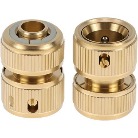 Régulateur de Pression du Compresseur d'air 1/4" Détendeur Pneumatique,Valve de Régulation de Pression Avec Raccord 180psi 12bar(Valve à trois voie)- (1/5)