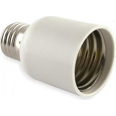 Silamp – Adaptateur E27 vers E40 – Culot E27 – Plastique durable – Pour éclairage puissant – Compatible avec ampoules E40 (1/2)