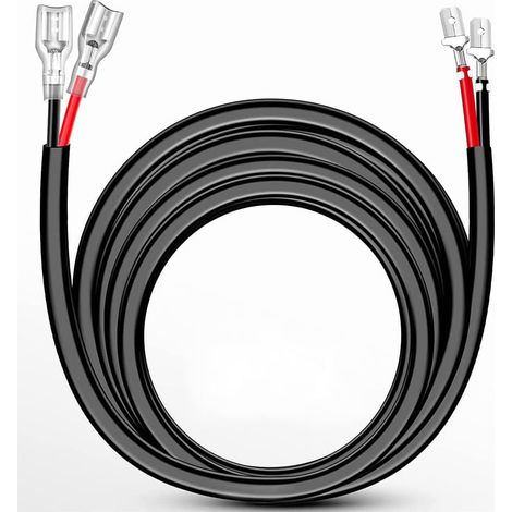 16AWG Kit Rallonges Faisceau Câblage de 3Mètres 12-24V/15A pour Barre Lumineuse de Travail à LED LED Pods Lights Conduite D'éclairage de Bateau Antibrouillard (1/5)