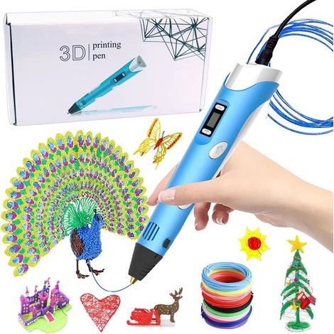 Pack démarrage stylo 3D rose – Avec recharges – Ensemble de dessin créatif (1/5)