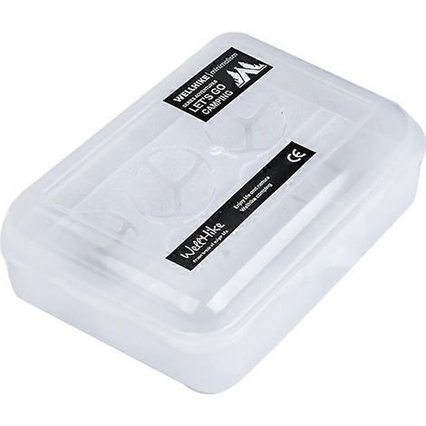 6 Grid uf Carton avec couvercle empilable bac à légumes uf Protection boîte plastique uf récipient BPA sans pique nique (1/5)