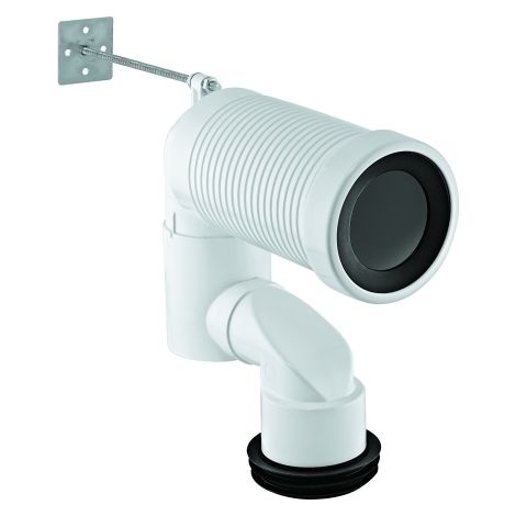 WC-Ablaufbogen 39551 vertikal 200 - 250mm (1/4)
