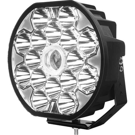 Faro Led Fuoristrada Rotondo 8,5'' 160W 16000LM + Frecce Arancione 10W 12V 24V IP67 6000K Omologato E-Mark (1/3)