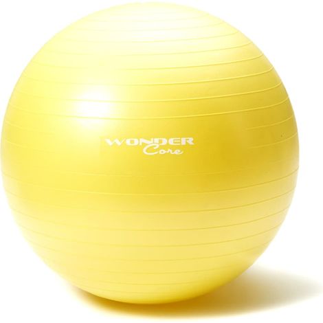 Wonder core - palla da ginnastica antiscoppio 55 cm - verde lime (1/3)