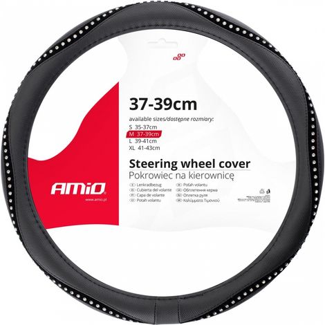 Funda para volante de coche M 37-39cm SWC-34-M amio-02807 (1/4)