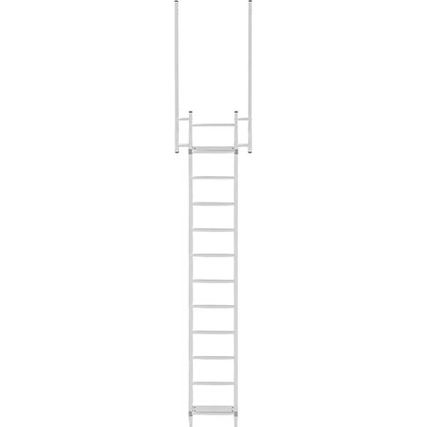 Echelle fixe sans crinoline - Hauteur de bâtiment  2,00m - CS/FSC/200
