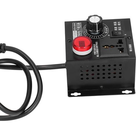 Variateur de tension 4000 W avec thyristor électronique pour haute puissance, 110/220 V CA, prise européenne (1/5)