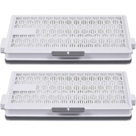 Filtre Aspirateur Air Clean Plus 50 pour Miele Complete C3 Powerline S8340 Filtre d'aspirateur, Air Clean SF-HA 50 pour Complete C2 C3 Compact C1 C2, lot de 2 (1/5)